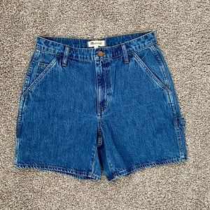 Madewell Baggy Carpenter Jean Shorts in Delemere Wash